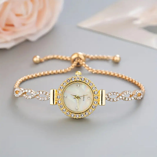 RELOJ DORADO TIPO PULSERA